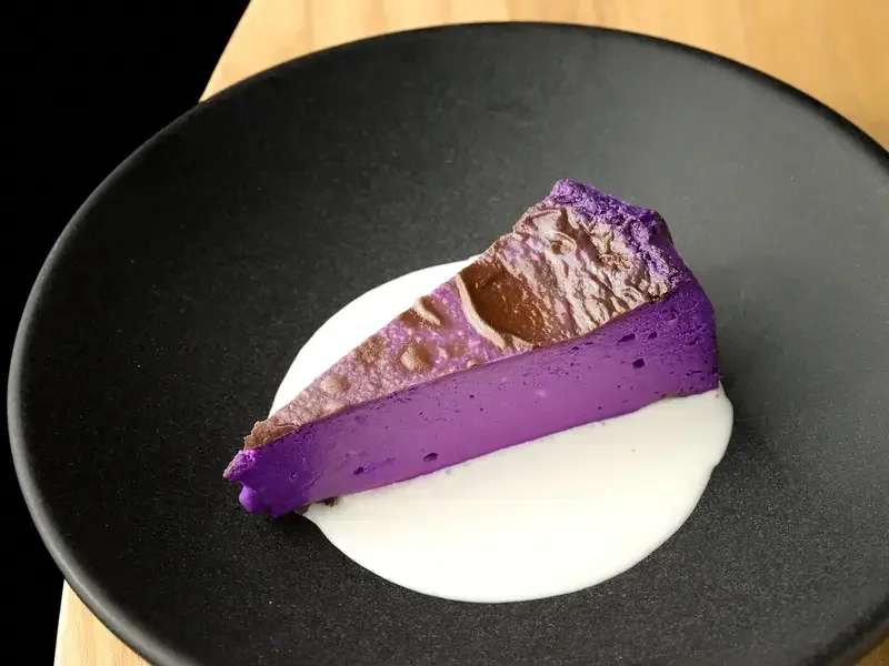 Ube Cheesecake at Arquet