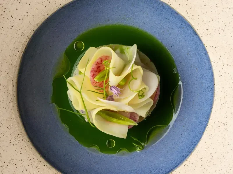 Artichoke Flower with Spring Things at Jacaranda