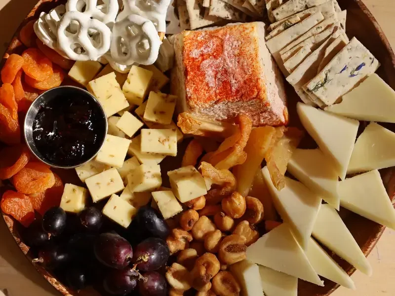 Dessert Cheese Board at Agnes Restaurant &amp; Cheesery