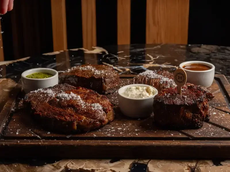 Steak Flight at Hemlock