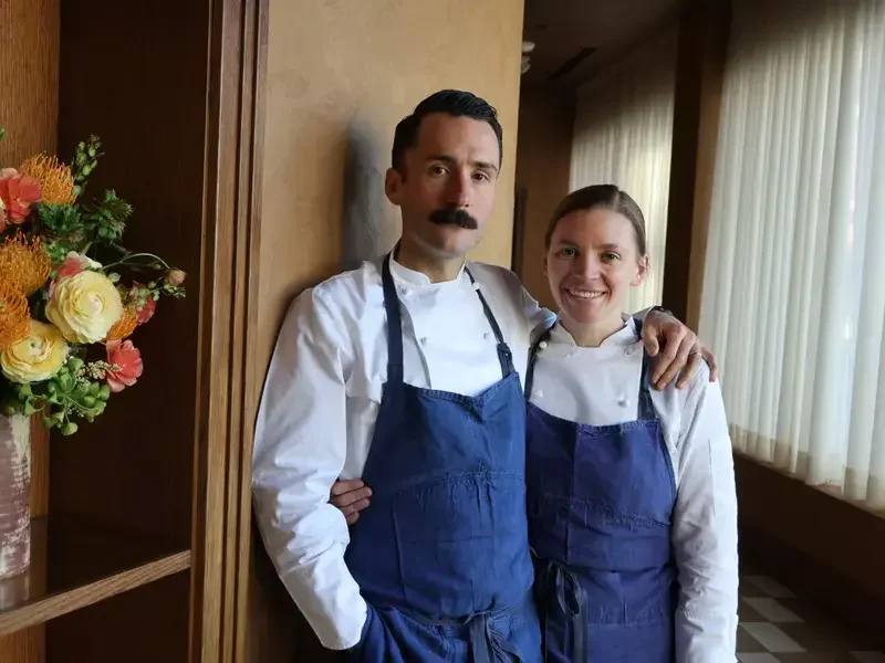 Josh Finger and Maggie McConnell