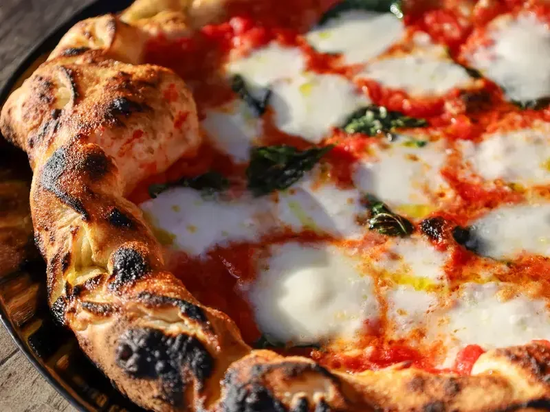 Margherita Pizza at Sei Pizza Bar