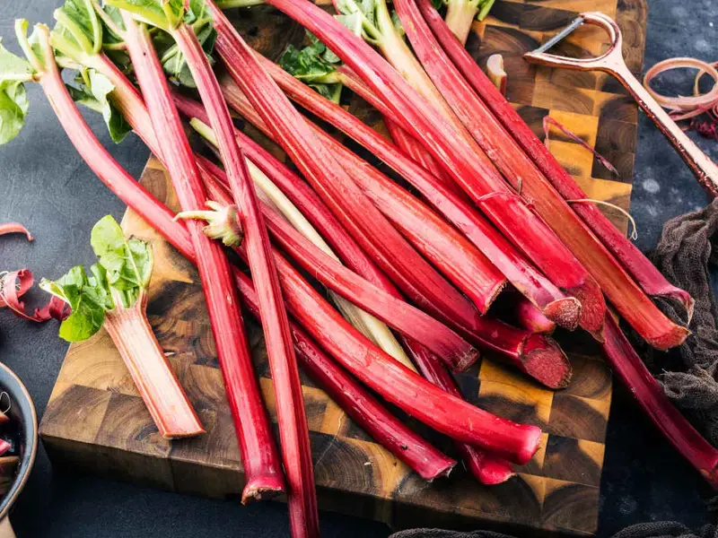 rhubarb recipes - Fine Dining Lovers