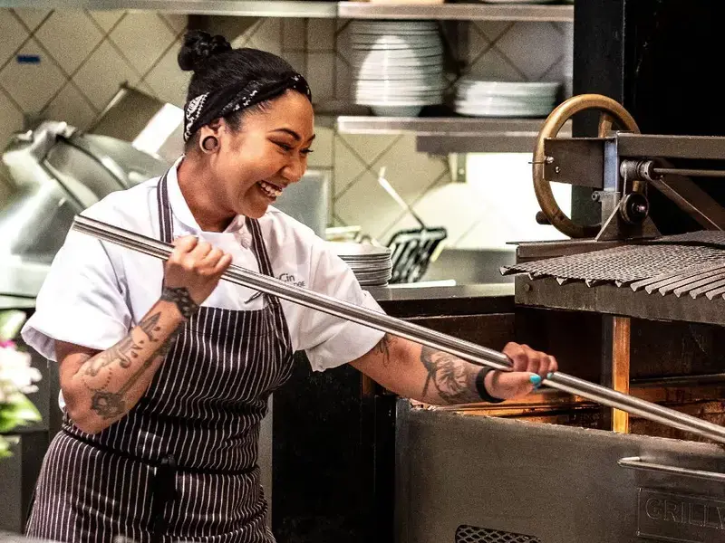 Chef Andrea Alridge.