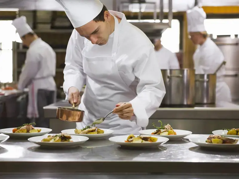 Chef working