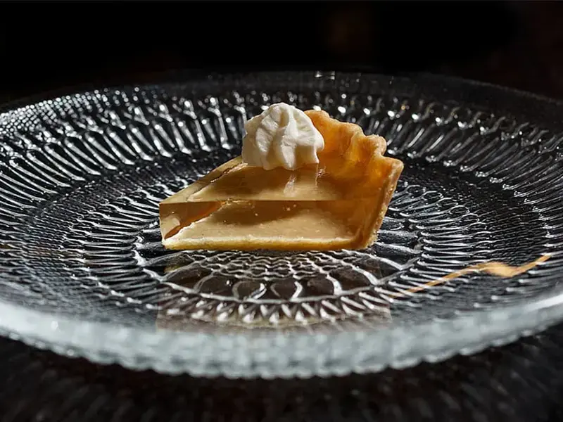 Clear Pumpkin Pie - Alinea