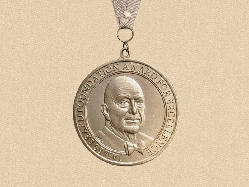 James Beard Awards medal.