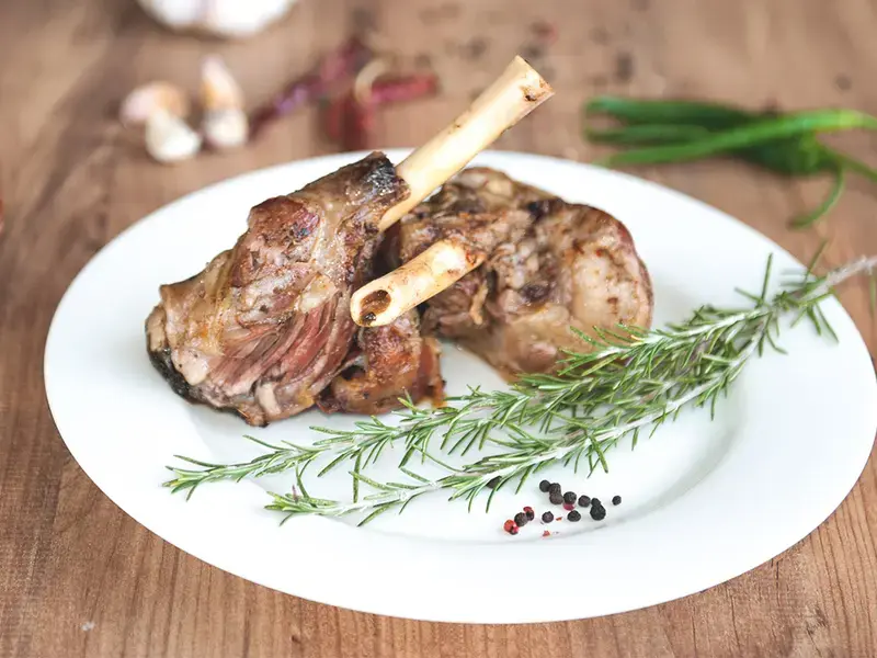 Lamb chops.