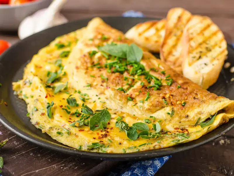 Egg Yolk Omelette