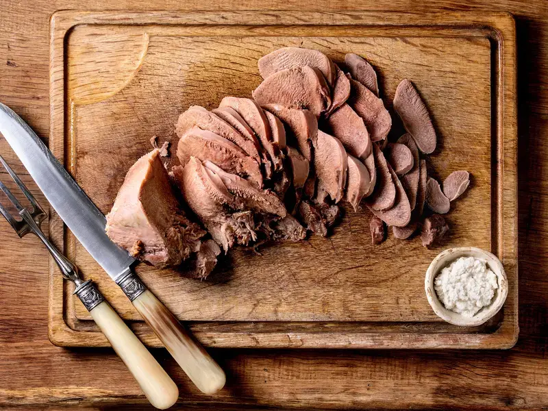 smoked beef tongue