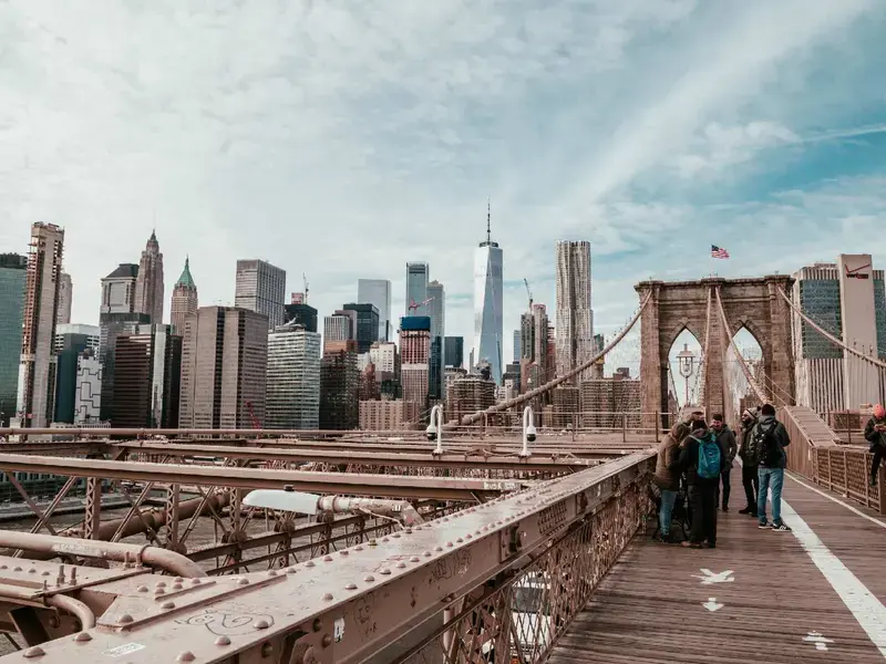 new york landscape from brooklyn bridge - pexels