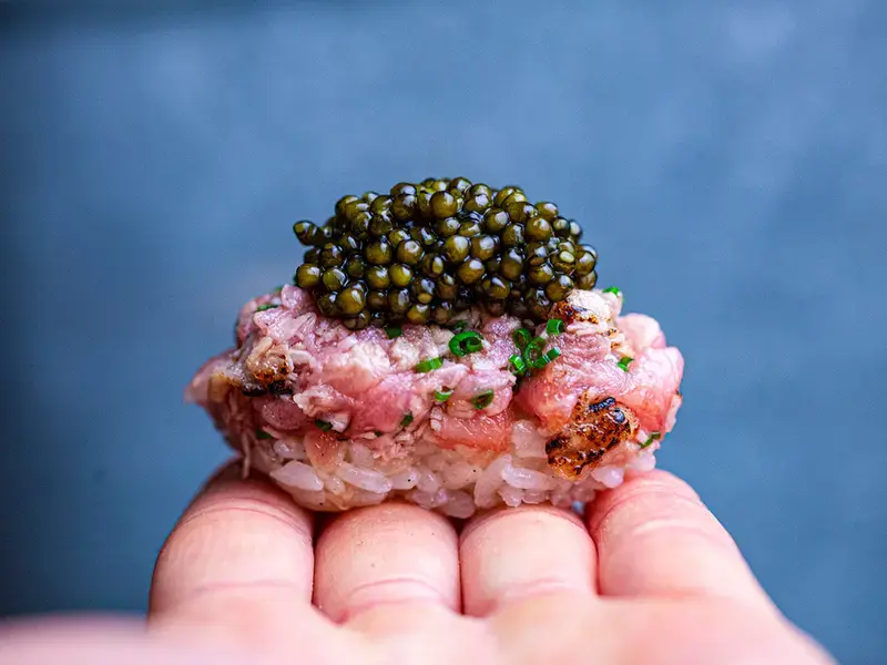Toro caviar at Royal Izakaya.