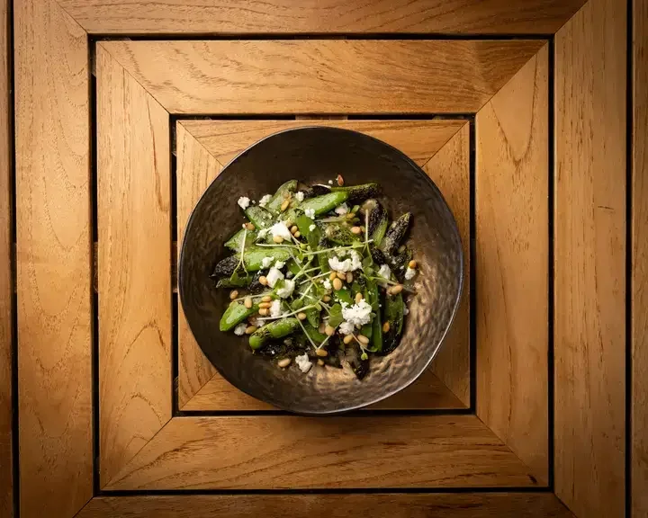 Grilled Sugar Snape Peas