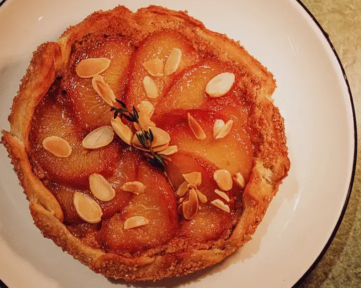 Peach Crostata