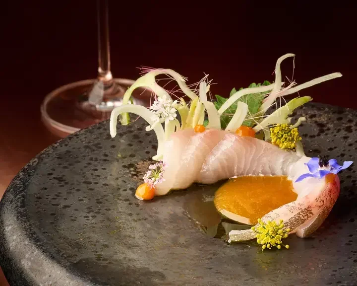 Kanpachi crudo at ama