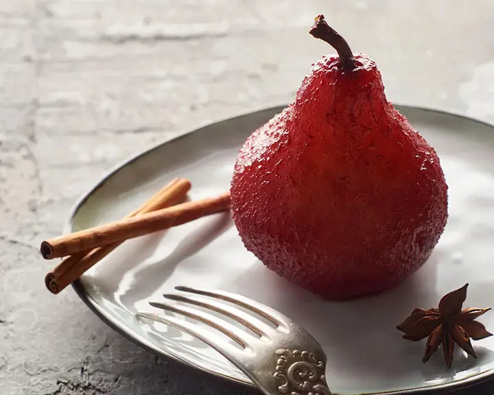 poached pear - Fine Dining Lovers