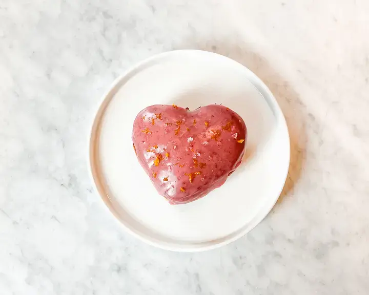 Heart Doughnut at The Duck &amp; The Peach