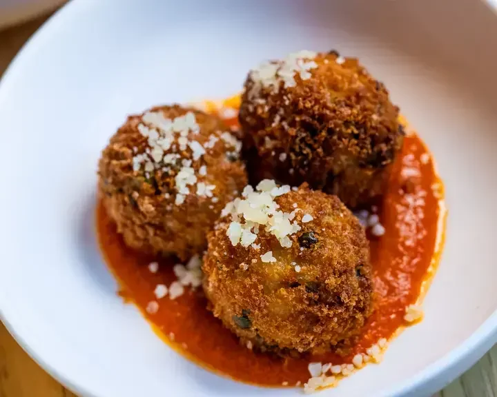 Arancini with ’Nduja Tomato Sauce