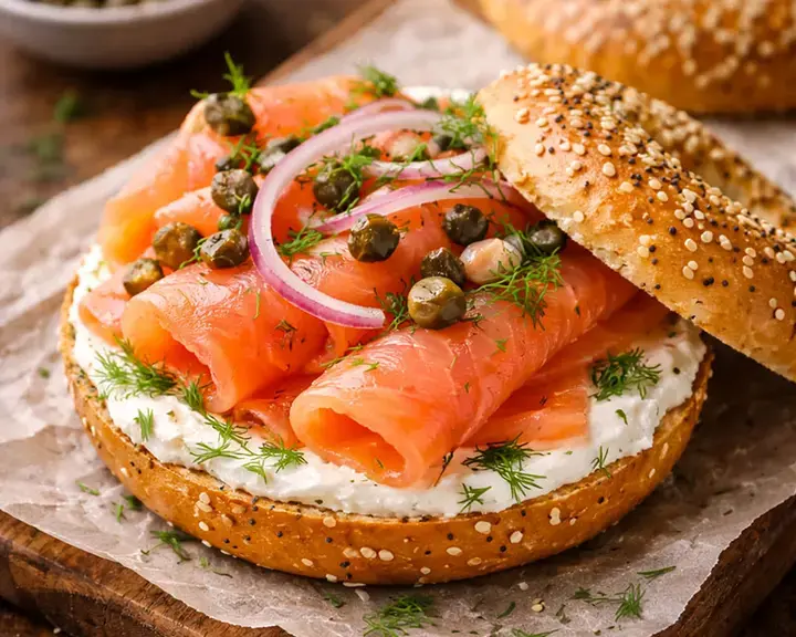 lox bagel - Fine Dining Lovers