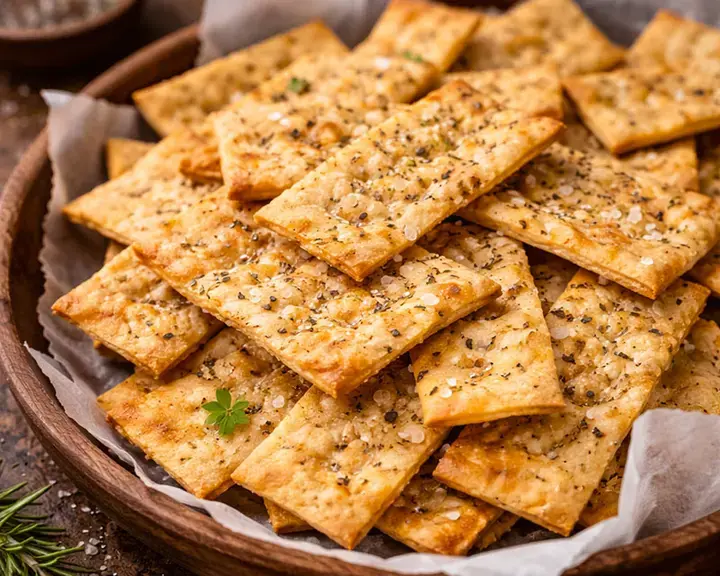 sourdough discard crackers - Fine Dining Lovers