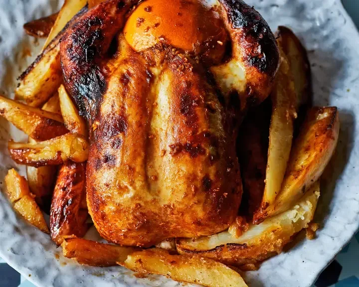 Orange Blossom-Scented Roast Chicken and Potatoes