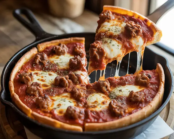 deep dish pizza - Fine Dining Lovers