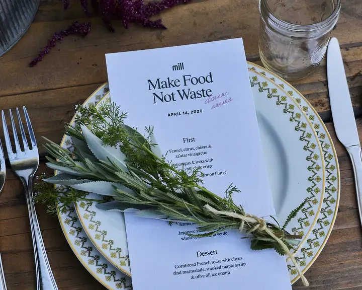 Make Food Not Waste Dinner Series