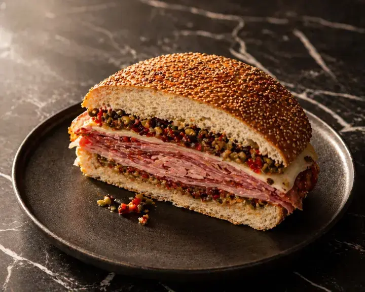 muffuletta sandwich recipe - Fine Dining Lovers