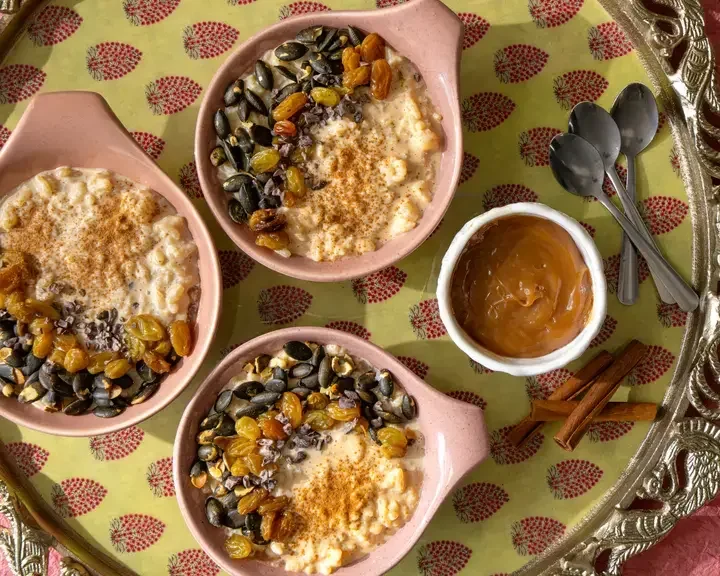 Dulce de Leche Arborio Rice Pudding