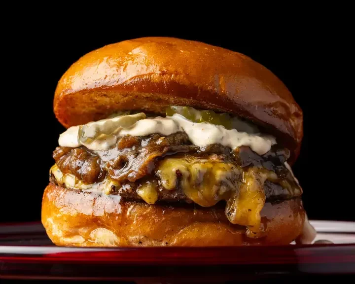 Evan Funke's The Burger at Bar Avoja