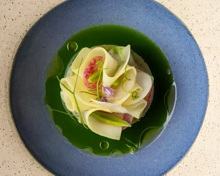 Artichoke Flower with Spring Things at Jacaranda