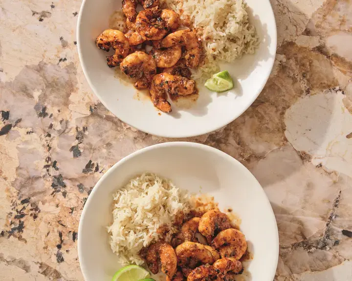 Charred Garlic-Butter Sriracha Shrimp