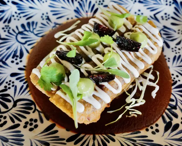 Duck Confit Flautas at Cielo Rojo