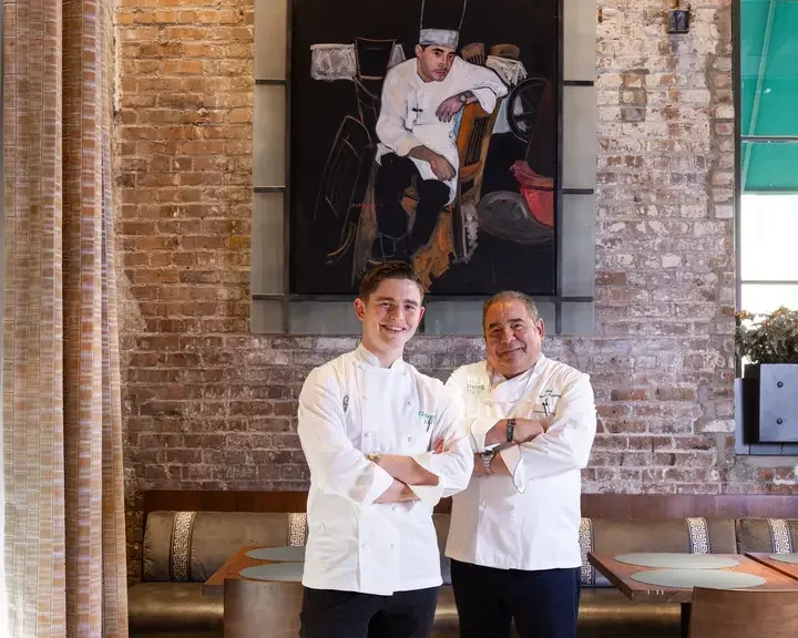 E.J. and Emeril Lagasse