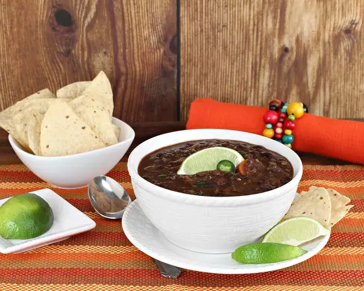 black bean soup - Fine Dining Lovers