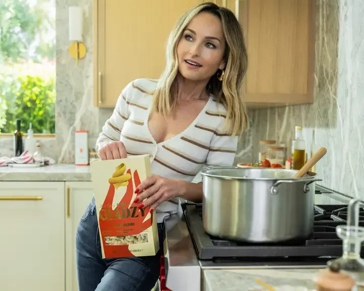 Giada De Laurentiis with Giadzy Pasta