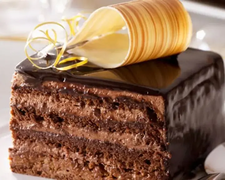 French Cotillon Christmas Chocolate Cake