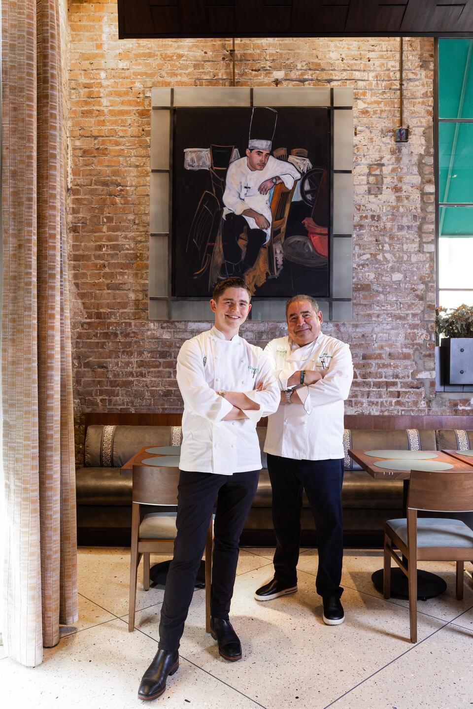E.J. and Emeril Lagasse