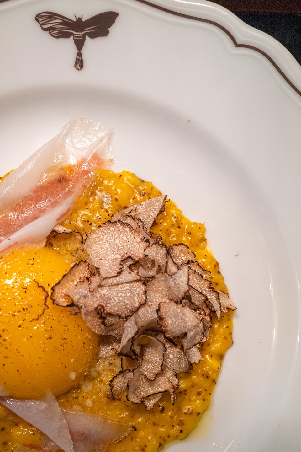 Truffle Carbonara–Style Risotto with Duck Egg Confit